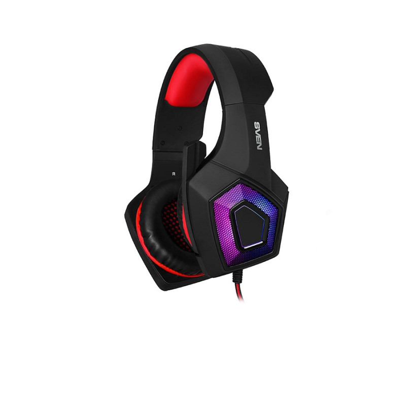 Casti Sven AP-U880MV, Black/Red