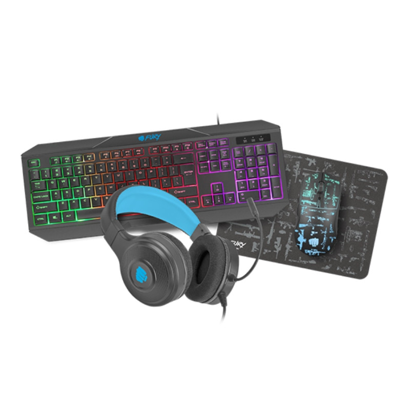 Клавиатура Fury Combo Thunderstreak 3.0, Black, NFU-1676