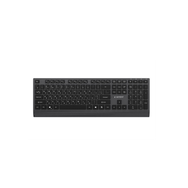 Keyboard Gembird KB-MCH-06-CYRL, Black