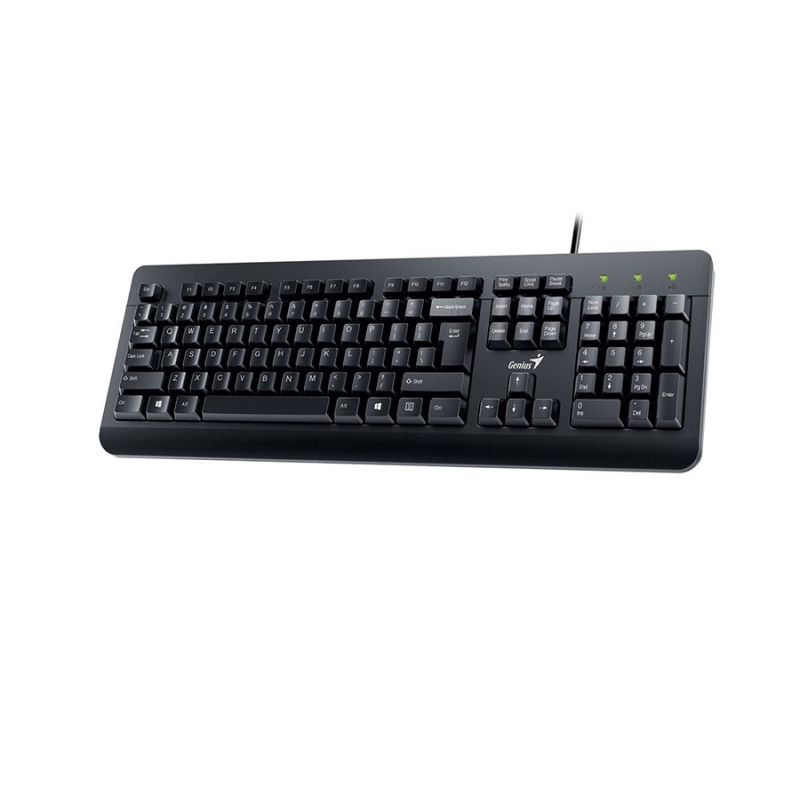 Клавиатура Genius KM-160, EN/RU, Black