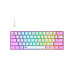 Gaming Keyboard Havit KB877L, Mechanical, Red SW, Fn Keys, All keys roll-over, 61 Keys, 50M, RGB, Detachable cable, 1.5m, USB, 