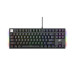Gaming Keyboard Havit KB892L, Mechanical, Tacticle SW, 87 Keys, Fn keys, RGB, 1.8m, USB, EN, Black