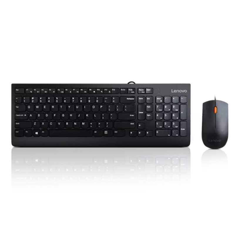 Клавиатура Lenovo 300 Combo, черная