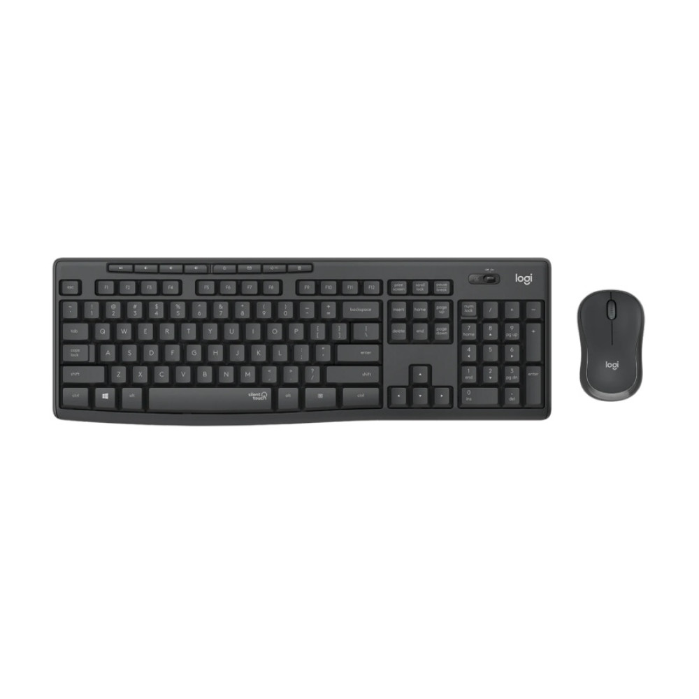 Logitech Graphite Keyboard Keyboard Logitech MK295 ENG, Graphite | Confort și Fiabilitate ...