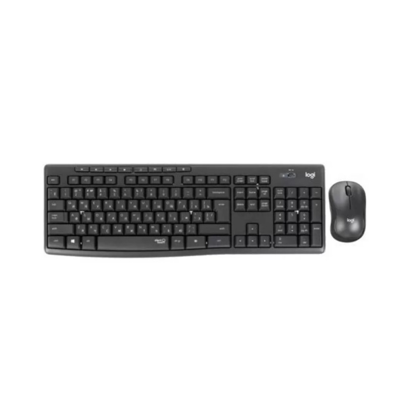Клавиатура Logitech MK295 Silent, EN/RU, Graphite