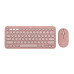 Клавиатура Logitech Pebble 2 Combo, розовая
