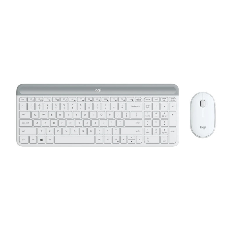 Клавиатура Logitech MK470, EN/RU, White, 220979