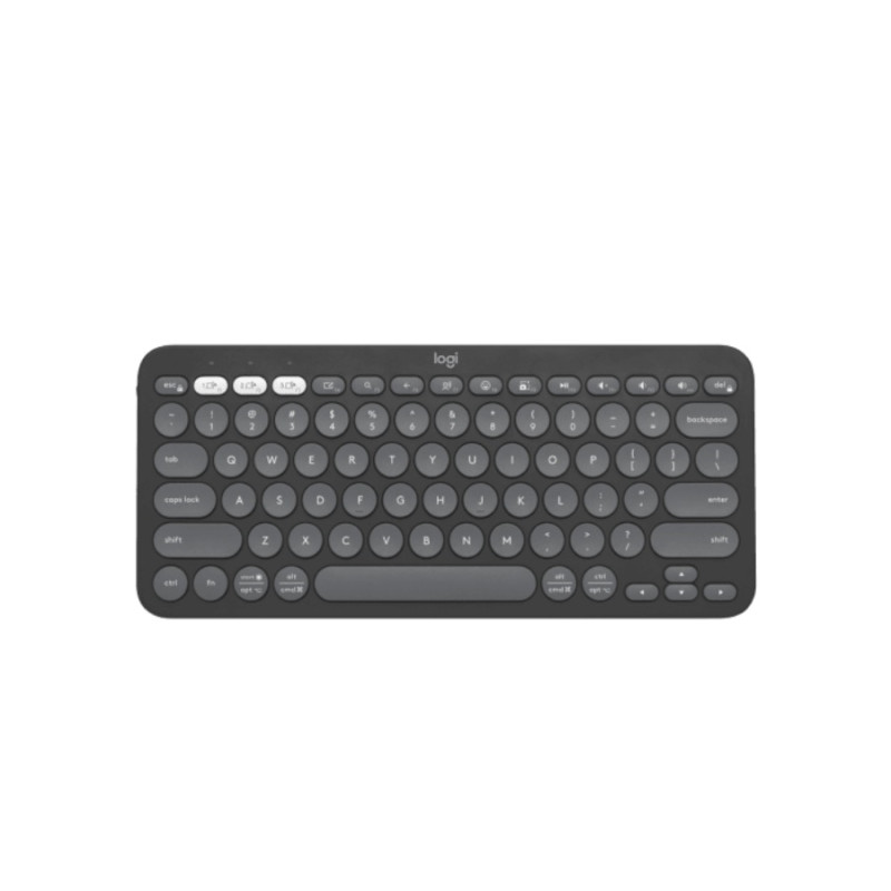 Клавиатура Logitech Pebble Keys 2 K380S, EN/RU, Graphite