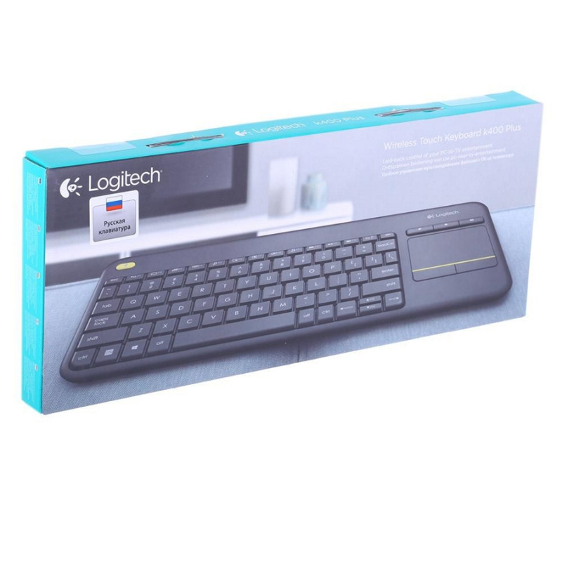 Клавиатура Logitech K400 Plus, Black