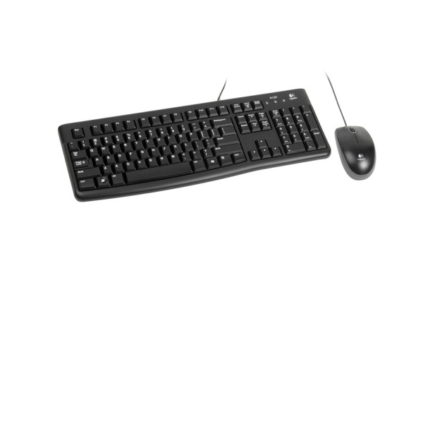 Клавиатура Logitech MK120, EN/RU, Black