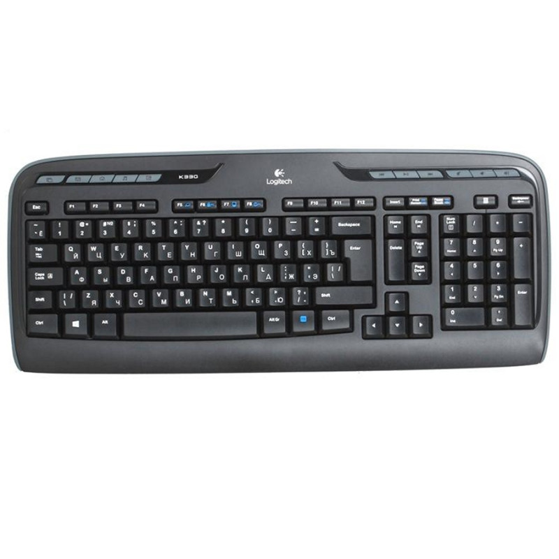 Клавиатура Logitech MK330, RUS, Black