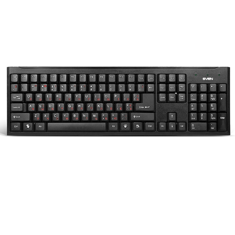 Клавиатура Sven Standard 303 Power USB+PS/2, Black