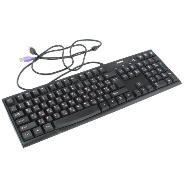 Keyboard Sven Standard 304, EN/RU, Black