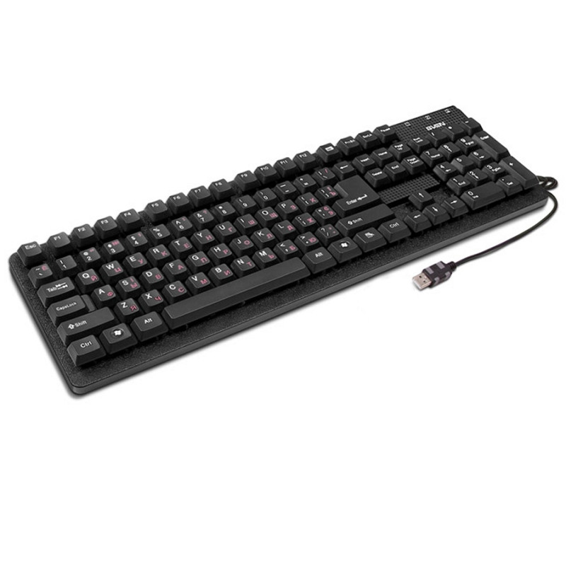 Клавиатура Sven Standard 301, EN/RU, Black