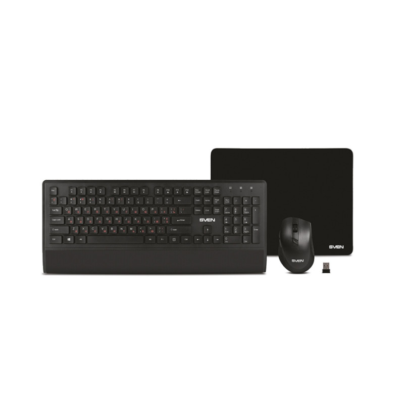 Клавиатура Sven KB-C3800W, Wireless, Black