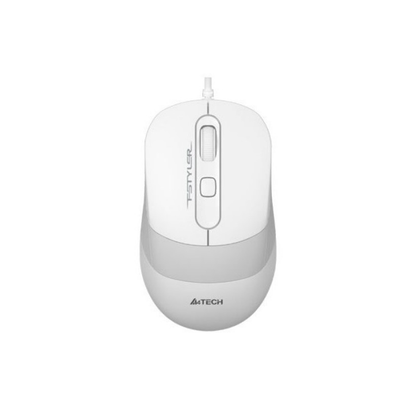 Мышь A4Tech FM10, White/Grey