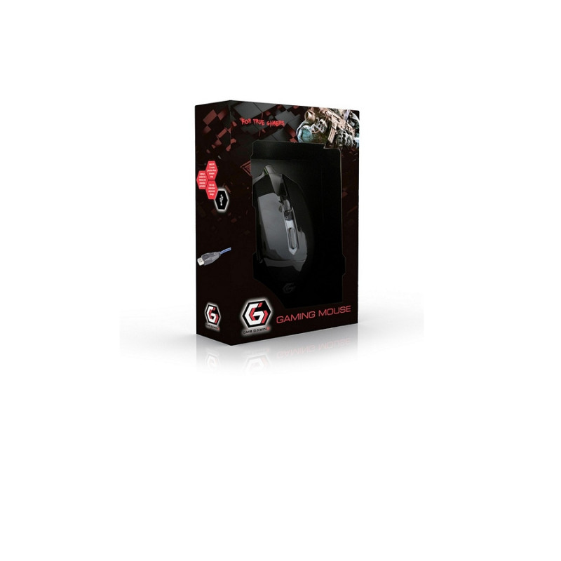 Мышь Gembird MUSG-001-B, Black