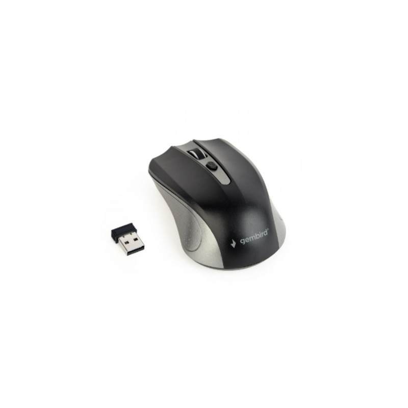 Мышь Gembird MUSW-4B-04-GB, Grey/Black