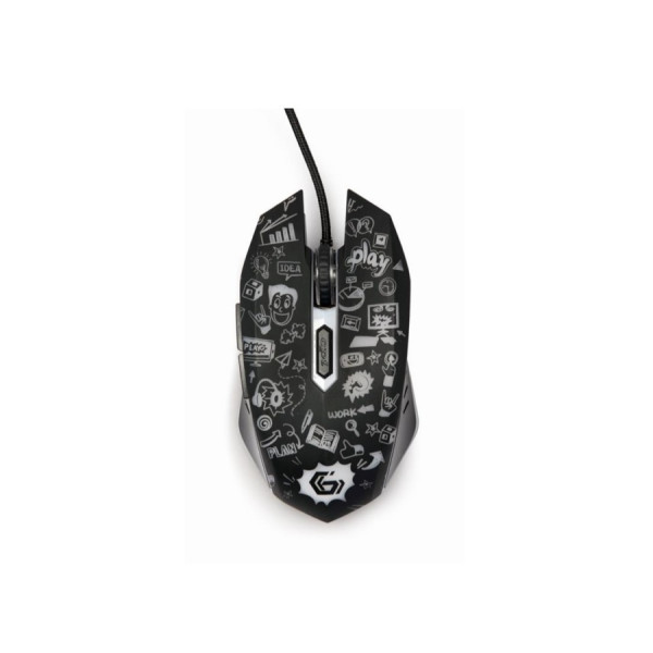 Мышь Gembird MUS-6B-GRAFIX-01, Black