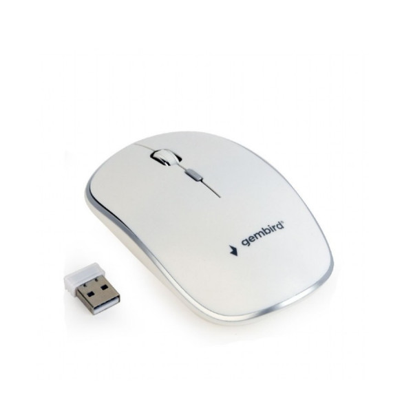 Mouse Gembird MUSW-4B-01, White