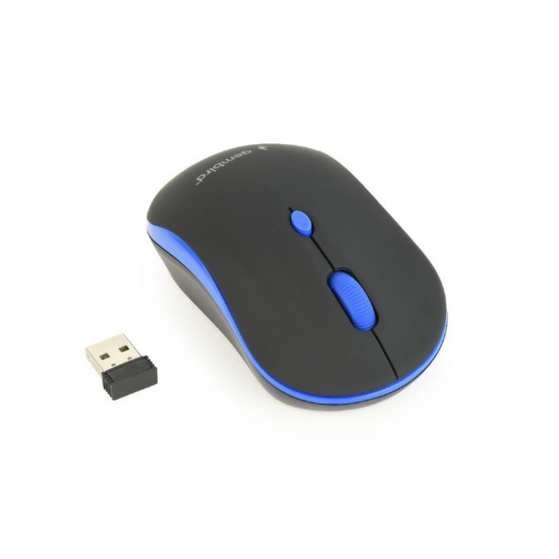 Мышь Gembird MUSW-4B-03-B, Black/Blue