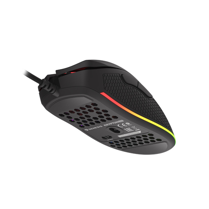 Mouse Genesis Krypton 555, Black