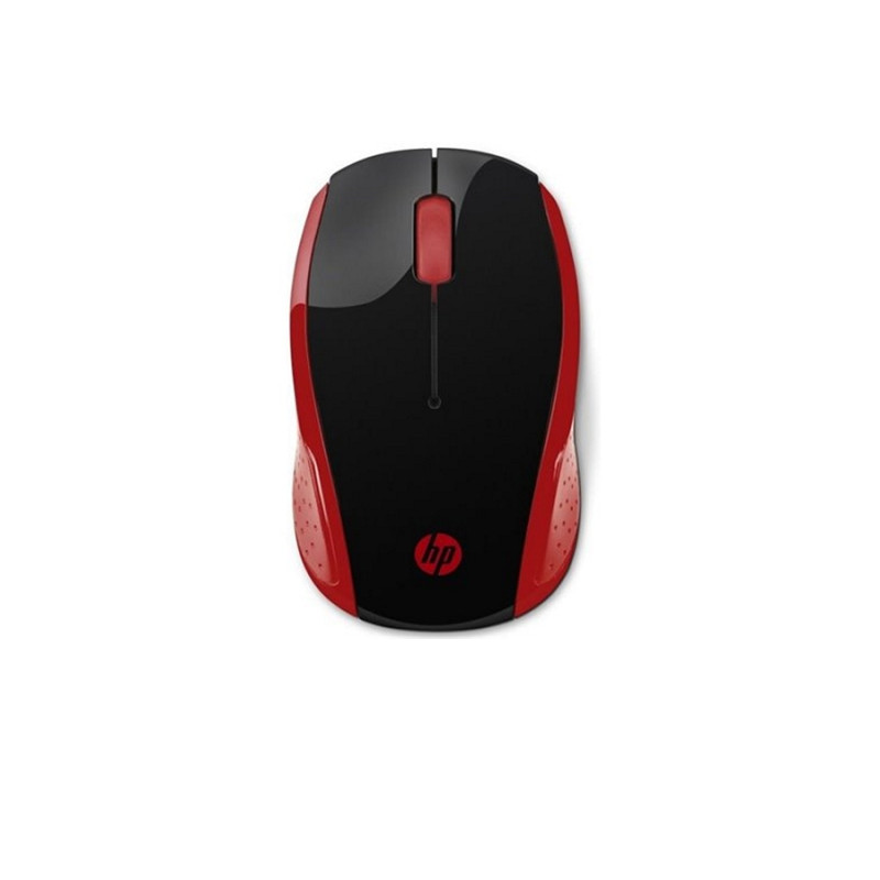 Мышь HP 200, Black/Red