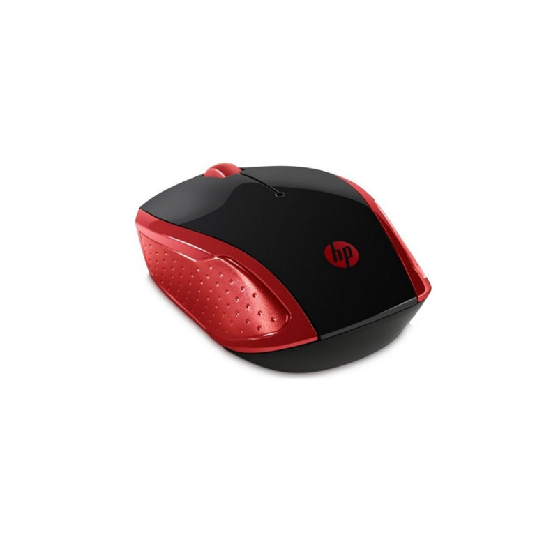 Мышь HP 200, Black/Red