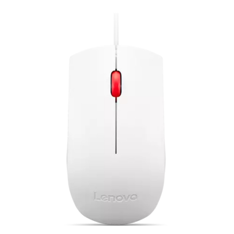 Мышь Lenovo Essential USB, White