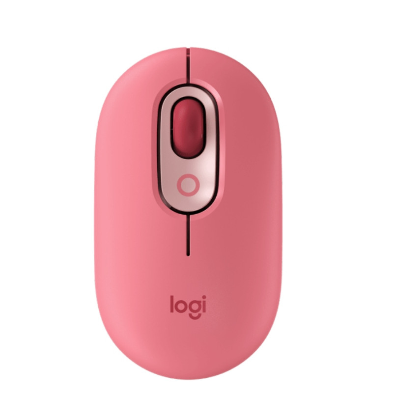 Мышь Logitech POP Mouse with Customizable Emoji, Heartbreaker/Rose