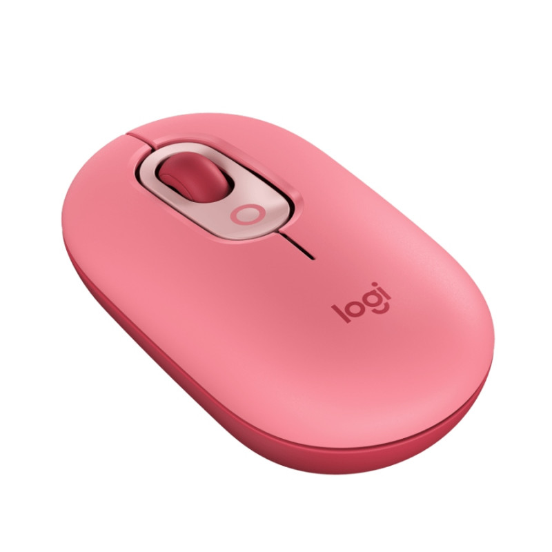 Мышь Logitech POP Mouse with Customizable Emoji, Heartbreaker/Rose