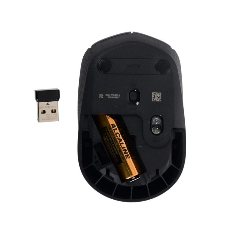 Мышь Logitech M170, Grey/Black