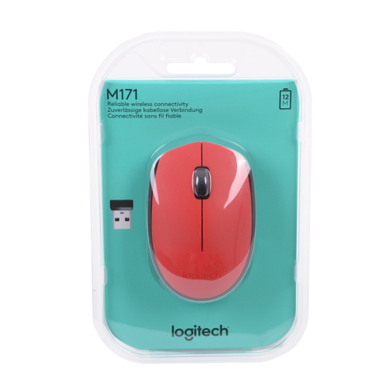 Мышь Logitech M171, Red
