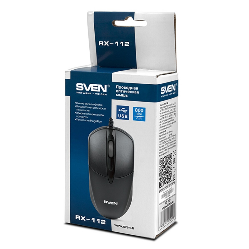 Мышь Sven RX-112, Black