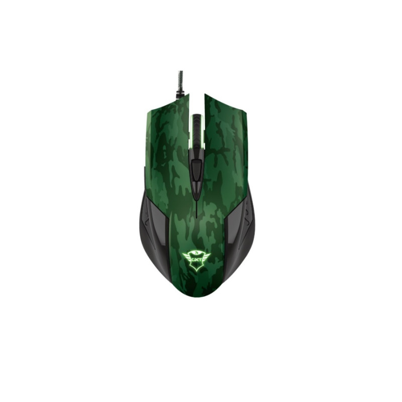 Мышь Trust Gaming GXT 781 Rixa Camo Mouse and Mouse Pad, Camouflage