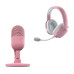 Игровой комплект, наушники Razer Barracuda X, кварцевые, розовые + микрофон Razer Seiren V3 Mini, кварцевые Игровой комплект, наушники Razer Barracuda X, кварцевые, розовые + микрофон Razer Seiren V3 Mini, кварцевые