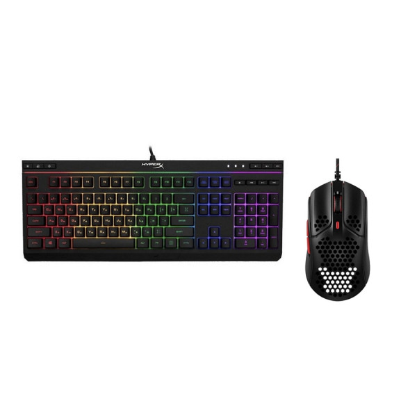 Set Gaming 12, Tastatura HyperX Alloy Core, Black + Mouse HyperX Pulsefire Haste, Black/Red