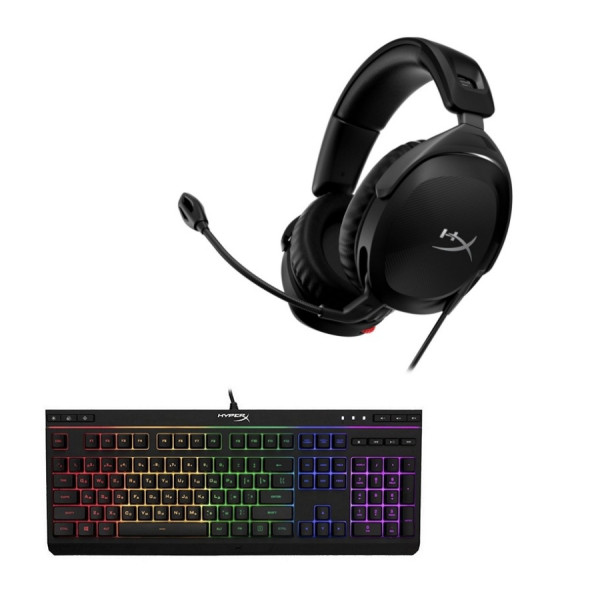 Set Gaming 13, Tastatura HyperX Alloy Core, Black + Headphones HyperX Cloud Stinger 2, Black