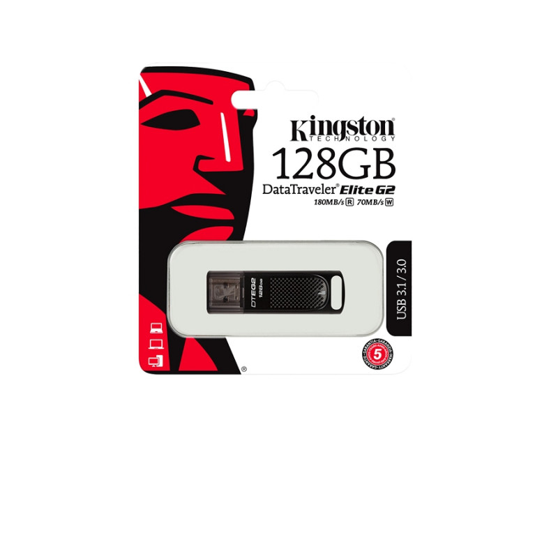 USB Stick 128GB Kingston DataTraveler Elite G2 Black