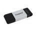 USB Stick 256GB Kingston DataTraveler 80, Black/Silver