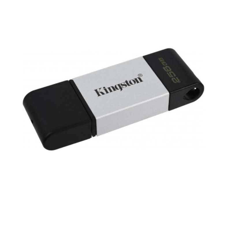 USB Stick 256GB Kingston DataTraveler 80, Black/Silver