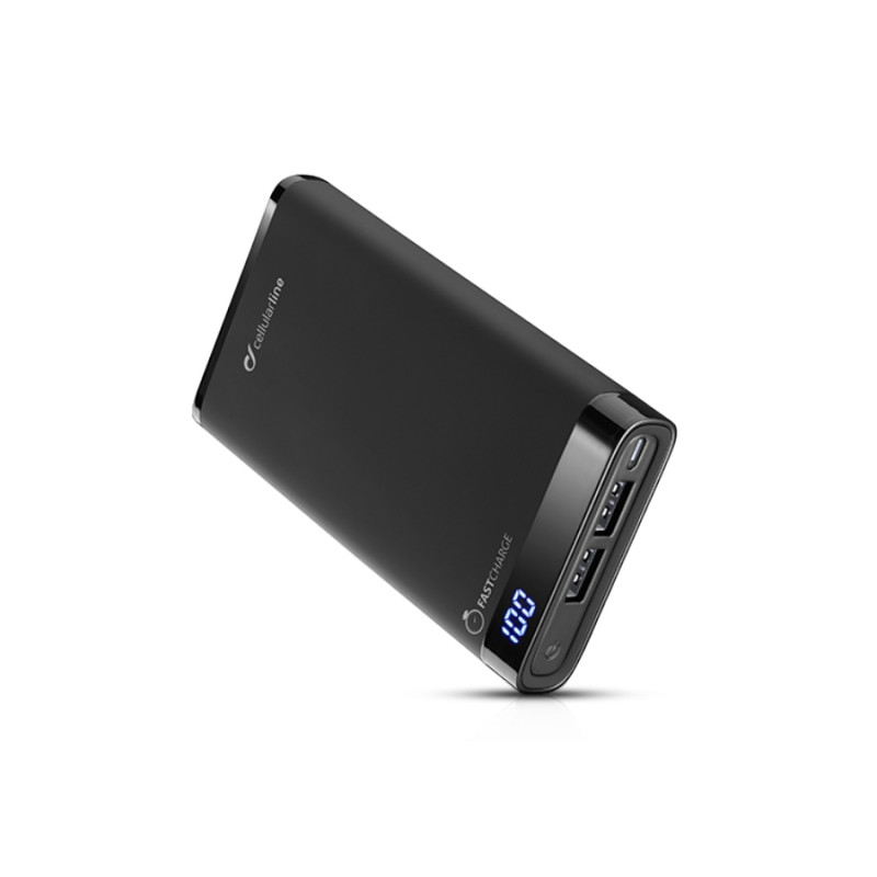 Пауэрбанк Cellularline USB C slim, Black