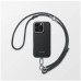 PITAKA 1 to 3 Phone Strap, Black/Grey