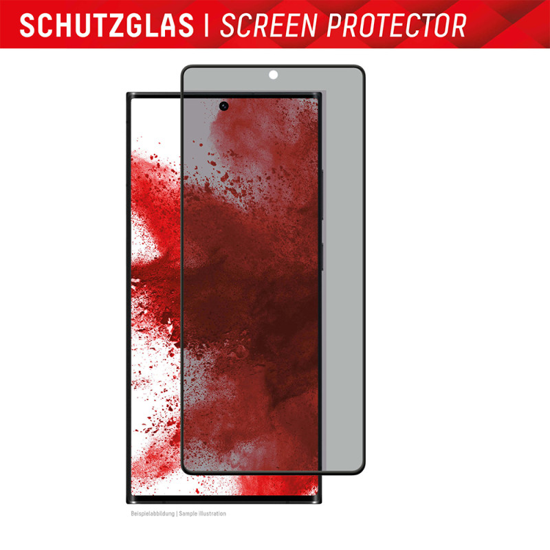 Стекло Privacy 3D Samsung Galaxy S23 Ultra, 3D-стекло, Eco-Frame, Acc