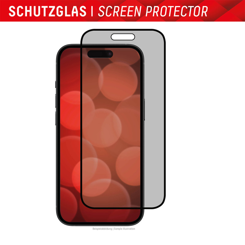Стекло Privacy Glass FC Apple iPhone 15 Plus/15Pro Max, полное защитное стекло, Eco-Frame, Acc