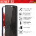 Стекло Privacy Glass FC Samsung Galaxy S22+, полное защитное стекло, Eco-Frame, Acc