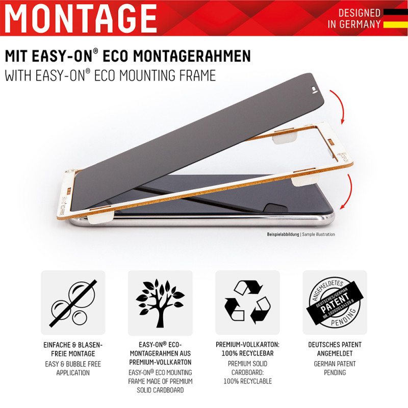 Стекло Privacy Glass FC Samsung Galaxy S22+, полное защитное стекло, Eco-Frame, Acc