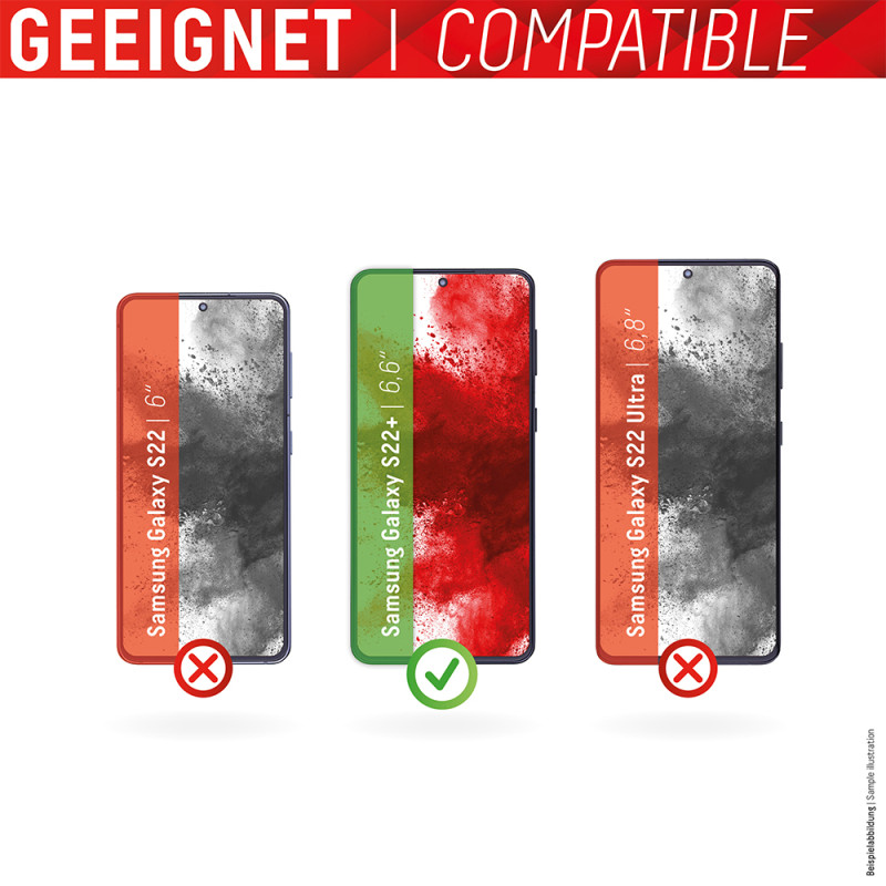 Стекло Privacy Glass FC Samsung Galaxy S22+, полное защитное стекло, Eco-Frame, Acc