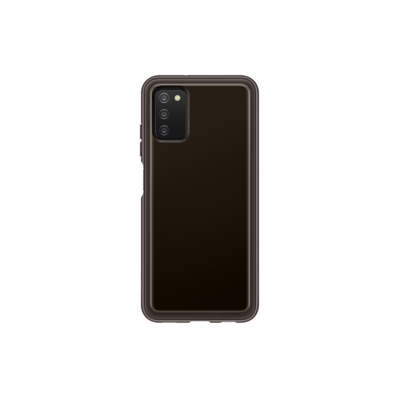 Original Samsung Soft Clear cover for Galaxy A03s, Black
