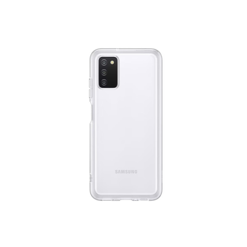 Original Samsung Soft Clear cover for Galaxy A03s, Transparent